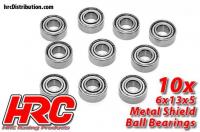 Ball Bearings - metric - 6x13x5mm (10 pcs)