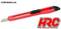 Werkzeug - HRC Teppichmesser - 9mm breite Klinge