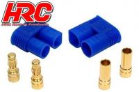 Connector - EC3 - Male + Female (1 pair) - Gold