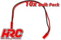 Verlaengerungs Kabel - 22AWG - 20cm - BEC - BULK 10 pcs