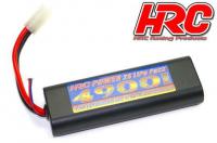 Battery - LiPo 2S - 7.4V 4900mAh 30C - RC Car - Rounded Hard Case - Tamiya 46.5*25*138.5mm