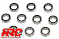 Ball Bearings - metric - 10x16x5mm Rubber sealed (10 pcs)