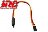 Servo Extension Cable - with Clip - Male/Female - JR - 30cm Long-22AWG