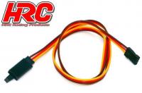 Servo Extension Cable - with Clip - Male/Female - JR - 50cm Long-22AWG