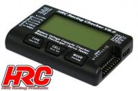 Analizzatore di batteria e servo - 1~8S - Controllore e bilanciatore con display percentuale (LiPo)