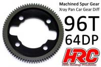 Spur Gear - 64DP - Low Friction Machined Delrin - Ultra Light - Xray Pan Car - 96T
