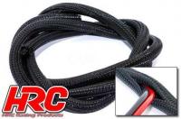 Cavo - Guaina di protezione WRAP - Super Soft - nera - per cavo 8~16 AWG - 13mm (1m)