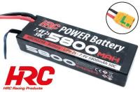 Battery - LiPo 2S - 7.4V 5800mAh 50C - Hard Case - XT90AS 138.5x46.5x25mm