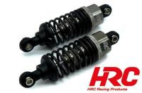 Option Part - 1/10 Touring -  65mm -  Alu Shock Absorber Titanium Colour  (2) 