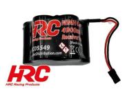 Accu - 5 Eléments - Accu récepteur - 6V NiMH 4900mAh Sub-C - pyramide - JR