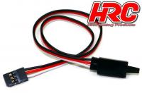 Servo Extension Cable - with Clip - Male/Female - FUT - 30cm Long - 22AWG