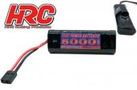 Battery - 7 cells - HRC Power Batteries - NiMH - 8.4V 5000mAh - Hump Stick - TRX