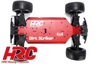 Auto - 1/10 XL Electrique- 4WD Buggy - RTR - HRC NEOXX - Brushed - Dirt Striker ROUGE/NOIR