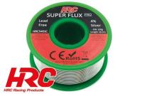 Racing Silber Lötzinn ohne Blei -  SUPER FLUX PRO 4% Silver 10.5m (G.W. 100g)