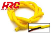 Cavo - Guaina di protezione WRAP - Super Soft - giallo - 13mm per cavo 8~16 AWG (1m)