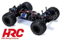 Auto - 1/10 XL Electrique- 4WD Monster Truck - RTR - HRC NEOXX - Brushed - Scrapper BLEU/NOIR