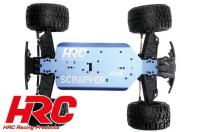 Auto - 1/10 XL Elettrico- 4WD Monster Truck - RTR - HRC NEOXX - Brushed - Scrapper BLU/NERO