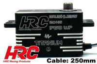 Servo - Digital - High Voltage - Low Profile - 40.8x26.5x20.2mm / 51g - 20kg/cm - Brushless - Titanium Gear - Waterproof - Double Ball Bearing