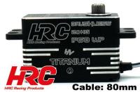 Servo - Digital - HV - Low Profile CAR SPECIAL - 40.8x26.5x20.2mm / 51g - 20kg/cm - Brushless - Titanium Gear - Waterproof - Double Ball Bearing