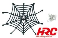 Karosserieteile - 1/10 Crawler - Maßstab - Spider Gepäcknetz Schwarz