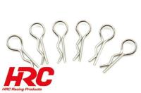 Clips Carrozzeria - 1/10 - Corti - piccola testa - (6 pz.)