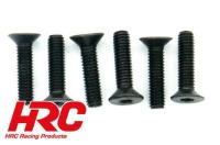 Spare Part - Dirt Striker & Scrapper - TP.Flat Head Screw - M3*12mm (6 pcs)