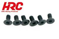 Spare Part - Dirt Striker & Scrapper - TP.Flat Head Screw - M3*8mm (6 pcs)