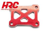 Option part - Dirt Striker & Scrapper - Alum. Plaque centrale de différentiel (1 pc) - rouge