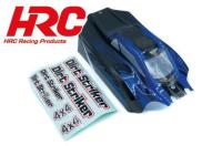 Carrosserie - 1/10 Buggy - Painted - Dirt Striker - BLUE/BLACK (with decals)