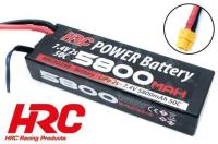 Battery - LiPo 2S - 7.4V 5800mAh 50C - Hard Case - XT60 138.5x46.5x25mm