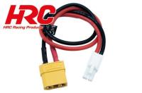 Cavo caricabatterie - XT90 (F) a spina per batteria mini Tamiya - 300 mm - Oro