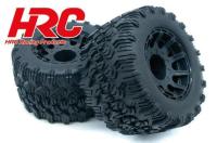 Spare Part - Truggy - Tire mounted on wheel - Truggy - Neoxx (2pcs) 12mm