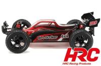 Auto - 1/10 XL Elettrico- 4WD Buggy - RTR - HRC NEOXX - Brushless - Dirt Striker V2 ROSSO/NERO