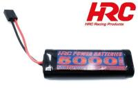 Battery - 6 cells - NiMH - 7.2V 5000mAh - Stick - TRX - 130x45x25mm