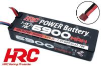 Battery - LiPo 2S - 7.4V 6900mAh 70C - Hard Case - Ultra T 138x45x25mm