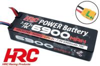 Batteria - LiPo 2S - 7.4V 6900mAh 70C - Hard Case - XT90AS 138x45x25mm