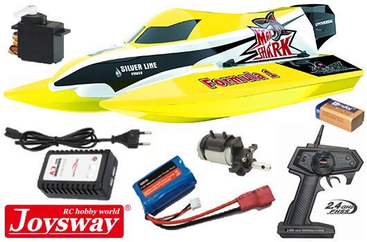 Joysway - JOY8203V2 - Race Boat - Electric - RTR - Mad Shark V2 - with 7.4V 800mAh Li-Ion & AC Balance Charger