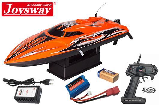 Joysway - JOY8206V3 - Race Boat - Electric - RTR - Offshore Lite Warrior V3 - with 7.4V 800mAh Li-Ion & AC Balance Charger