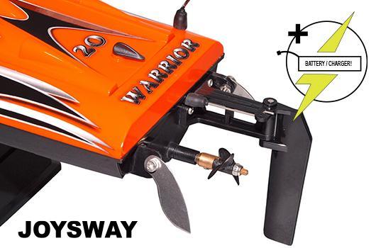 Rennboot - elektrisch - RTR - Offshore Lite Warrior V3 - mit 7.4V 800mAh Li-Ion & AC Balance-Ladegerät