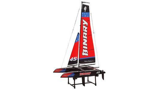 Joysway - JOY8807R - Sail Boat - RTR - Binary Red Catamaran - J2C03 radio Mode 2