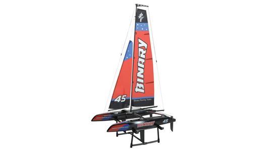 Sail Boat - RTR - Binary Red Catamaran - J2C03 radio Mode 2