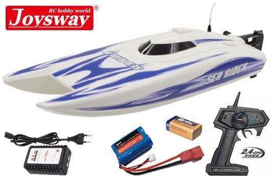 Joysway - JOY8208V4 - Race Boat - Electric - RTR - Offshore Lite Searider V4 - with 7.4V 800mAh Li-Ion & AC Balance Charger