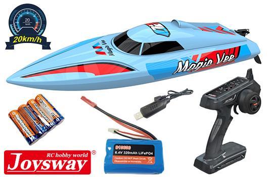 Joysway - JOY8106V6 - Race Boat - Magic Vee V6 Deep Vee Micro RC Speed Boat 2.4GHz RTR