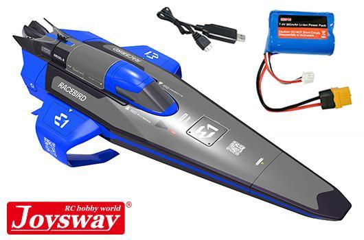 Joysway - JOY8608B - Race Boat - Electric - RTR - E1 Race Bird Hydrofoil 1/10 - blue