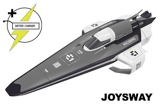 Joysway - JOY8608W - Bateau de course - Electrique - RTR - E1 Race Bird Hydrofoil 1/10  - blanc