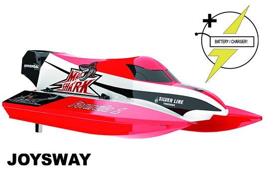Joysway - JOY8205V2-PLUS - Race Boat - Electric - RTR - Mad Shark V2 - BRUSHLESS -  HRC COMBO - 11.1V 1500mAh 40C LiPo & AC Balance Charger