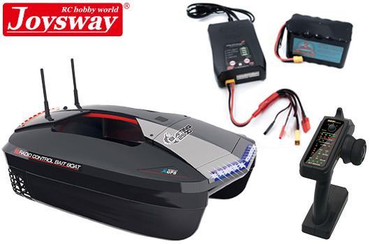 Joysway - JOY3152-PLUS - Angeln - Futterboot BAITING 2500 - GPS & 6.4V 17.6 Ah HRC Batterie & HRC Star Lite Ladegerät