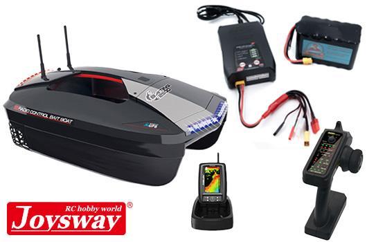 Joysway - JOY3152FV2-PLUS - Fishing - Boat BAITING 2500 - 2.4G - GPS & TF520 Fish Finder & 6.4V 17.6 Ah HRC battery & HRC Star Lite Charger