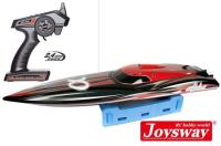 Race Boat - Electric - RTR - Alpha - BRUSHLESS - red color