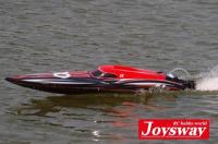 Race Boat - Electric - RTR - Alpha - BRUSHLESS - red color